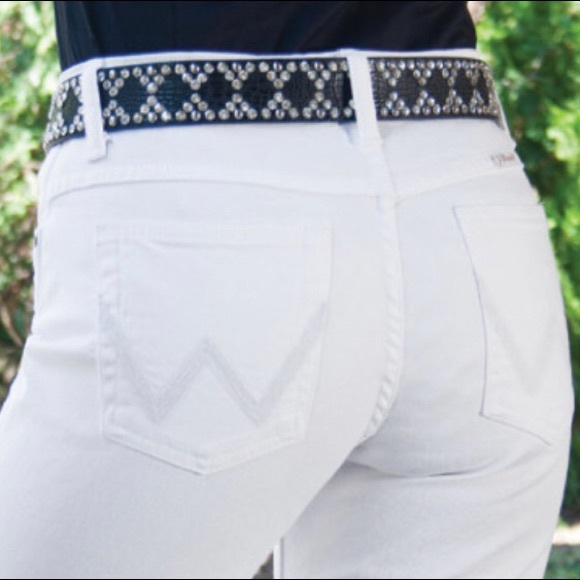 NWT - Wrangler White Q Baby Jeans - Picture 2 of 7
